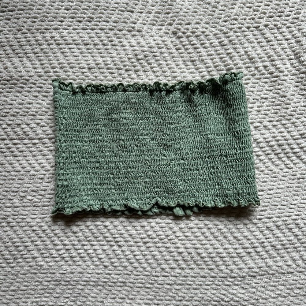 Pink Melo Sage Green Tube Top